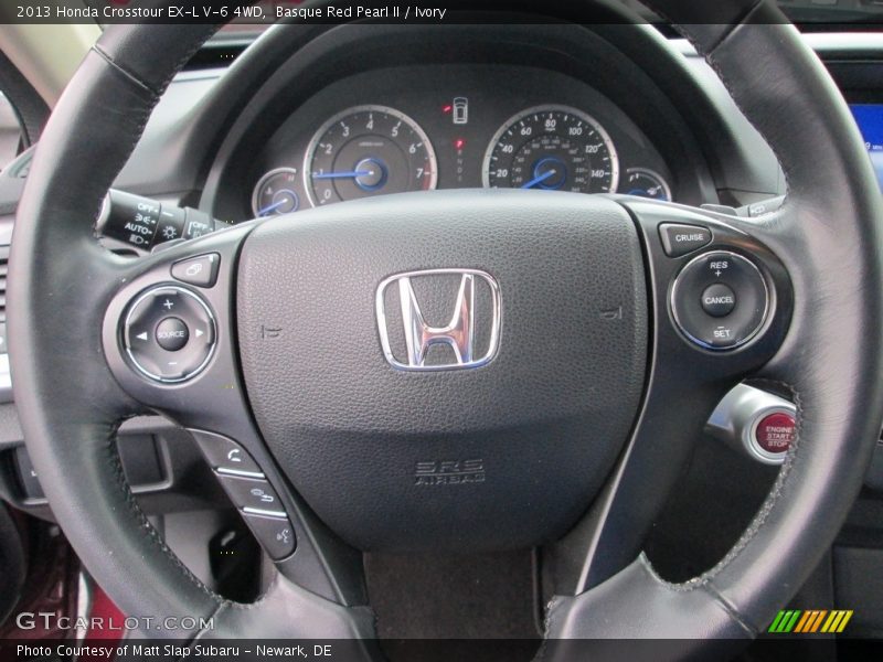 Basque Red Pearl II / Ivory 2013 Honda Crosstour EX-L V-6 4WD