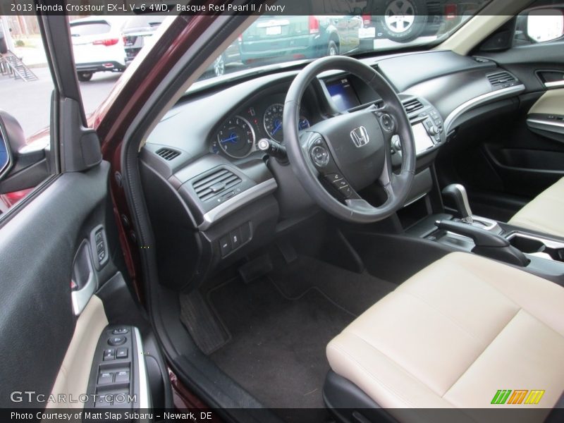 Basque Red Pearl II / Ivory 2013 Honda Crosstour EX-L V-6 4WD