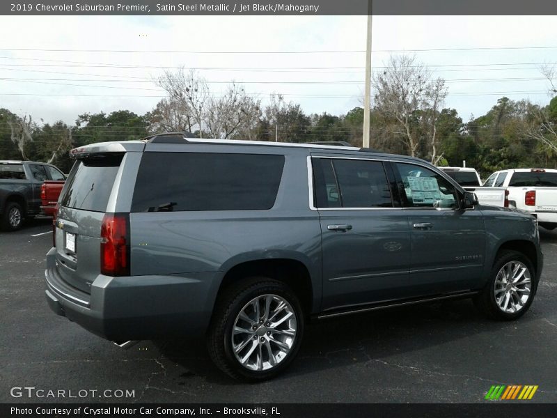 Satin Steel Metallic / Jet Black/Mahogany 2019 Chevrolet Suburban Premier