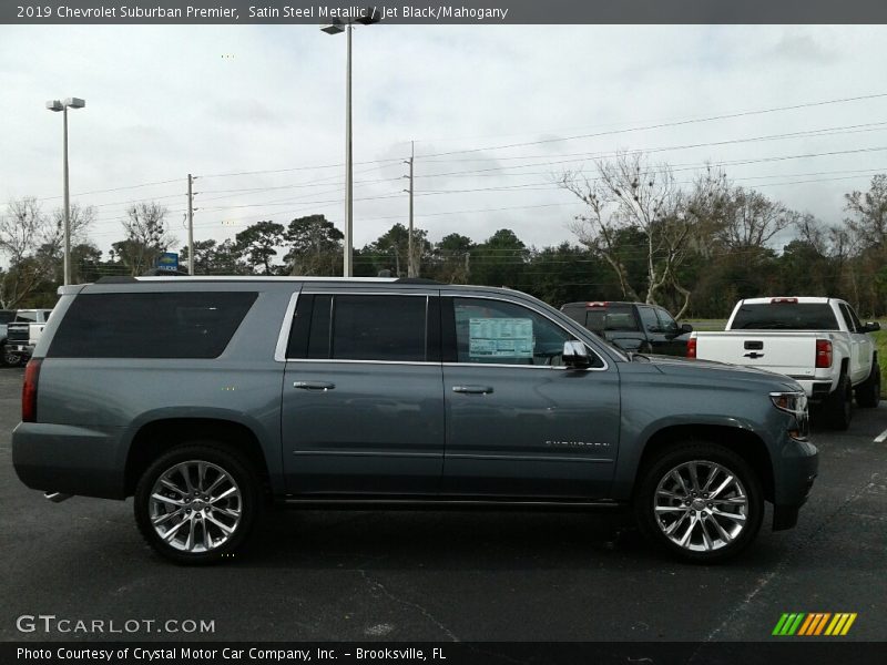 Satin Steel Metallic / Jet Black/Mahogany 2019 Chevrolet Suburban Premier
