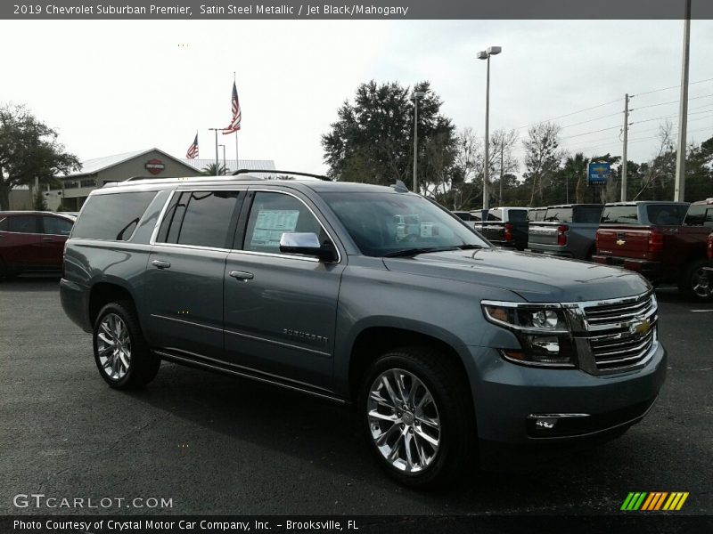 Satin Steel Metallic / Jet Black/Mahogany 2019 Chevrolet Suburban Premier