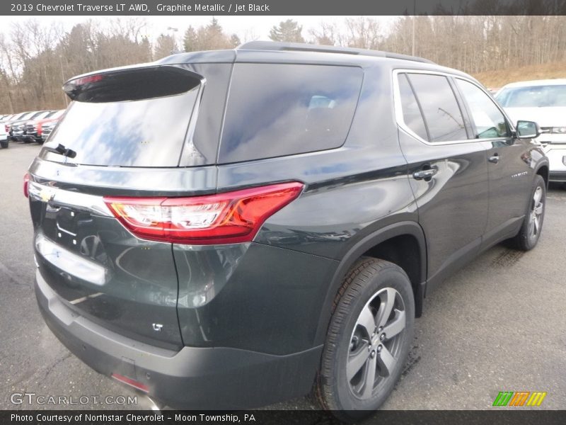 Graphite Metallic / Jet Black 2019 Chevrolet Traverse LT AWD