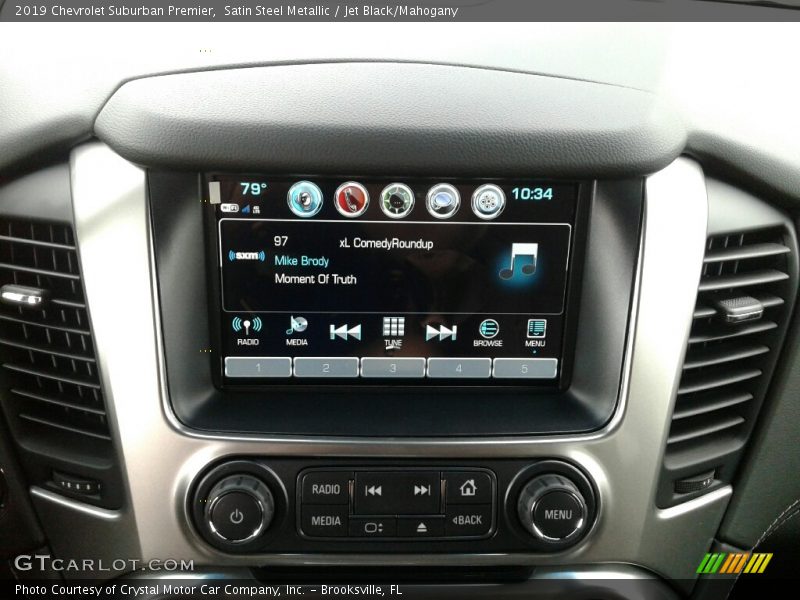 Controls of 2019 Suburban Premier