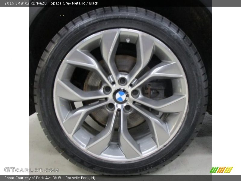 Space Grey Metallic / Black 2016 BMW X3 xDrive28i