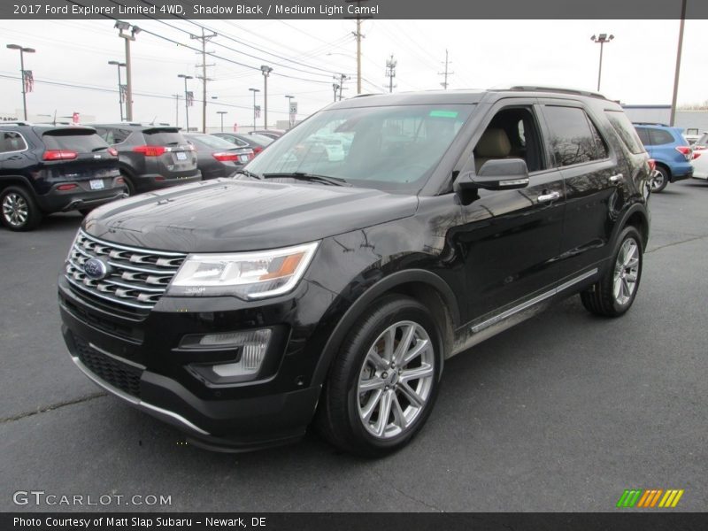 Shadow Black / Medium Light Camel 2017 Ford Explorer Limited 4WD