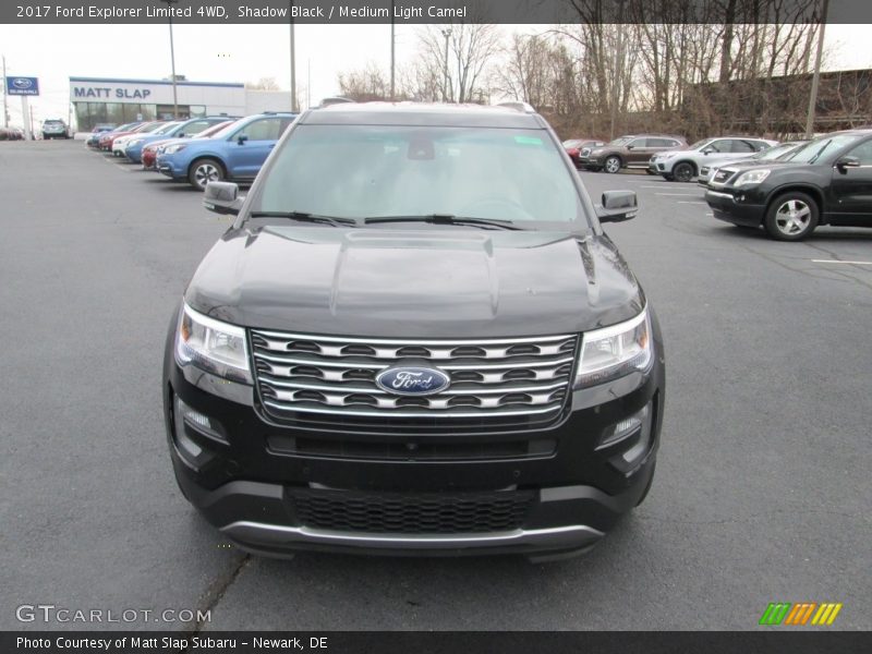 Shadow Black / Medium Light Camel 2017 Ford Explorer Limited 4WD