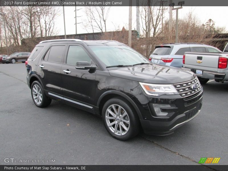 Shadow Black / Medium Light Camel 2017 Ford Explorer Limited 4WD