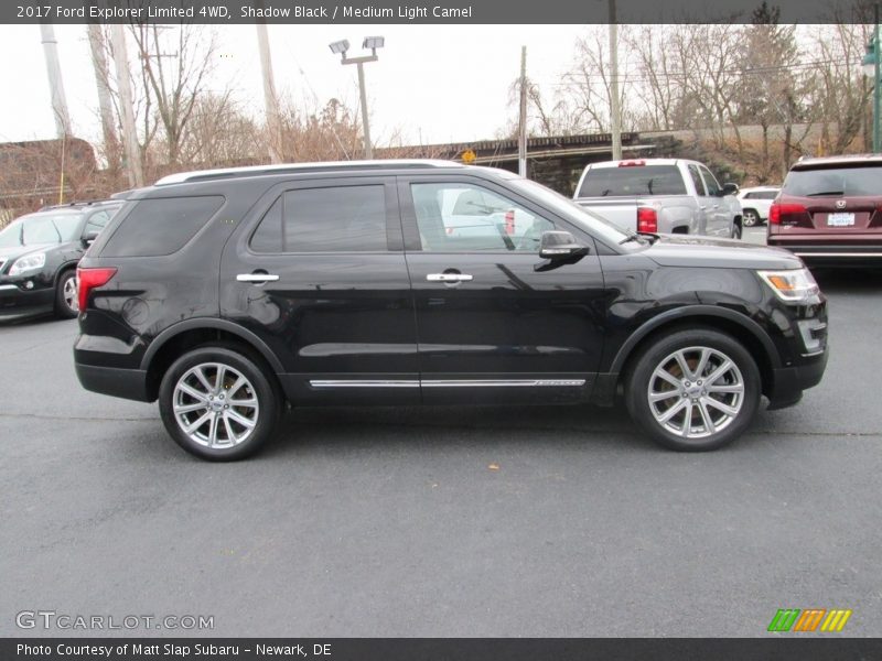 Shadow Black / Medium Light Camel 2017 Ford Explorer Limited 4WD