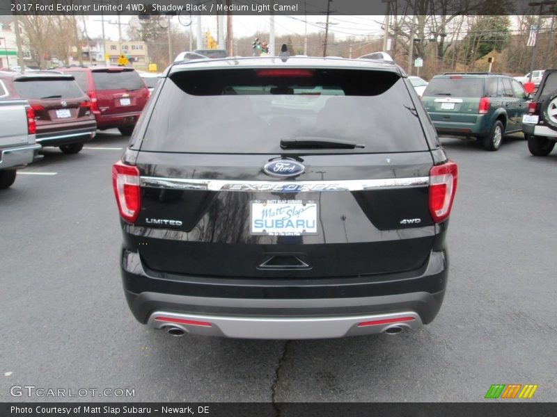 Shadow Black / Medium Light Camel 2017 Ford Explorer Limited 4WD