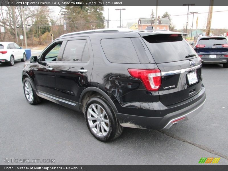 Shadow Black / Medium Light Camel 2017 Ford Explorer Limited 4WD