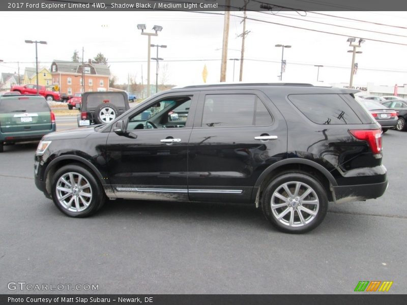 Shadow Black / Medium Light Camel 2017 Ford Explorer Limited 4WD