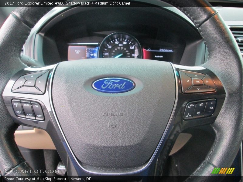 Shadow Black / Medium Light Camel 2017 Ford Explorer Limited 4WD
