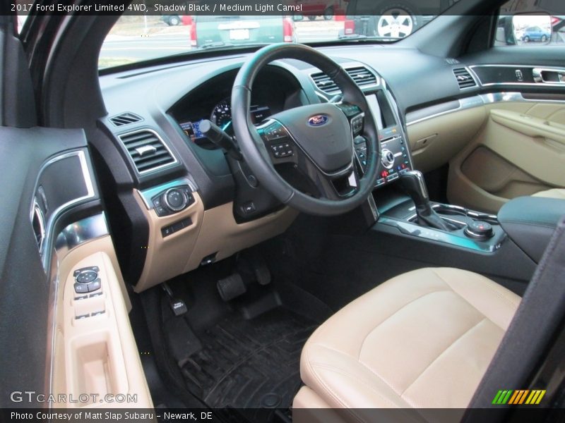 Shadow Black / Medium Light Camel 2017 Ford Explorer Limited 4WD