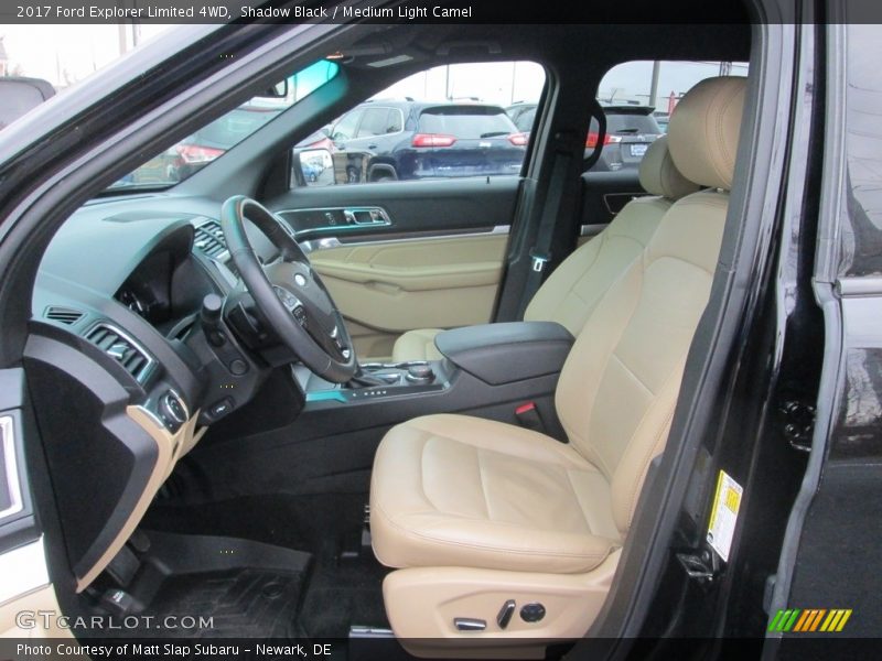 Shadow Black / Medium Light Camel 2017 Ford Explorer Limited 4WD