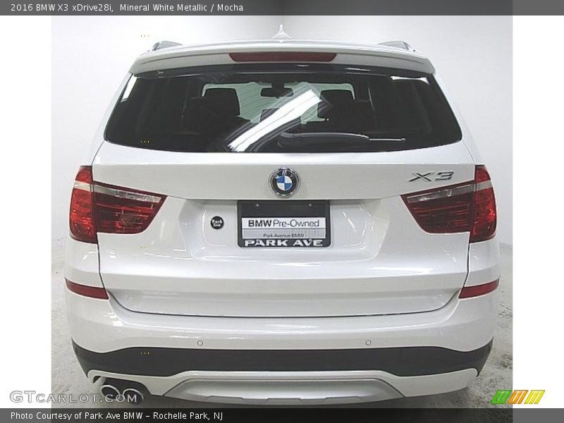 Mineral White Metallic / Mocha 2016 BMW X3 xDrive28i