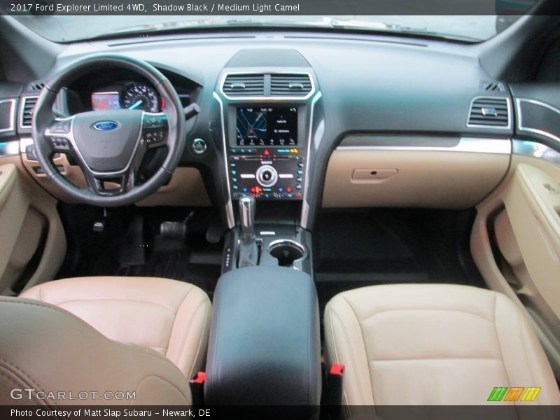 Shadow Black / Medium Light Camel 2017 Ford Explorer Limited 4WD