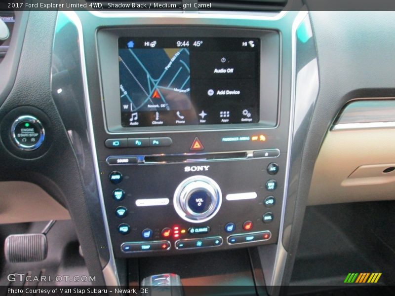 Shadow Black / Medium Light Camel 2017 Ford Explorer Limited 4WD