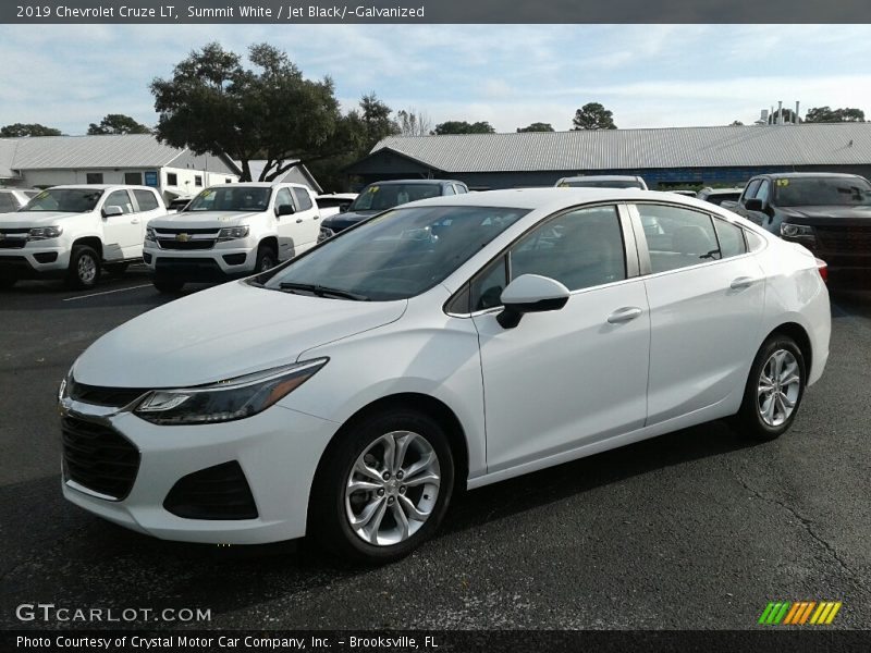 Summit White / Jet Black/­Galvanized 2019 Chevrolet Cruze LT
