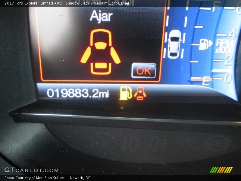 Shadow Black / Medium Light Camel 2017 Ford Explorer Limited 4WD