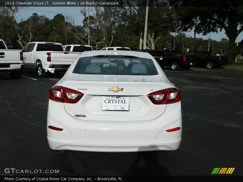Summit White / Jet Black/­Galvanized 2019 Chevrolet Cruze LT