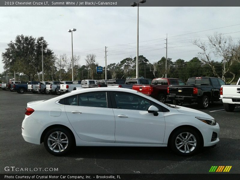 Summit White / Jet Black/­Galvanized 2019 Chevrolet Cruze LT