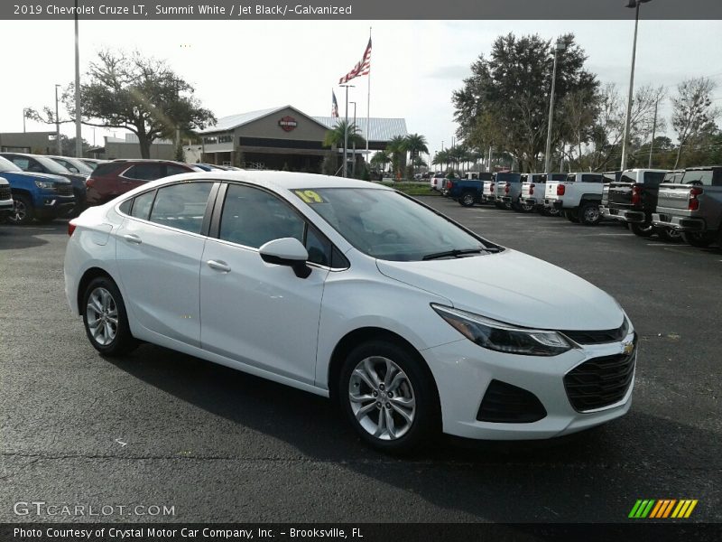 Summit White / Jet Black/­Galvanized 2019 Chevrolet Cruze LT