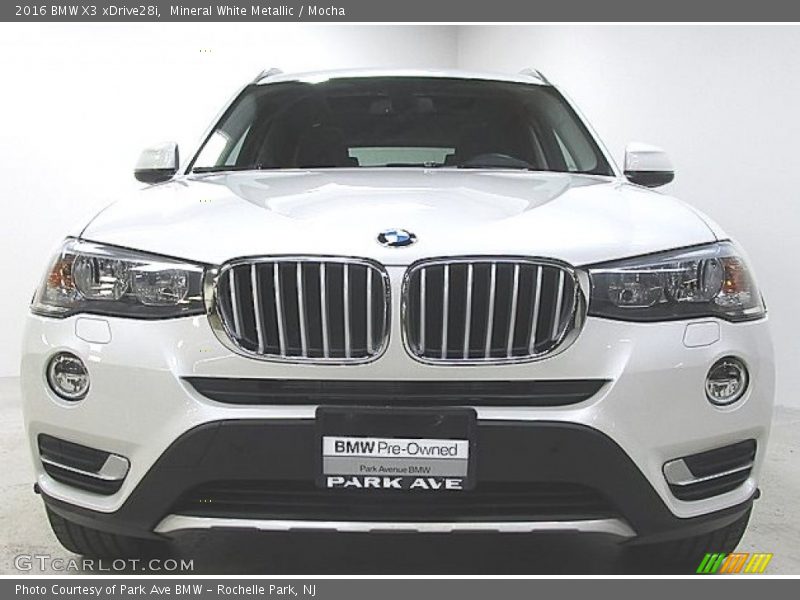 Mineral White Metallic / Mocha 2016 BMW X3 xDrive28i