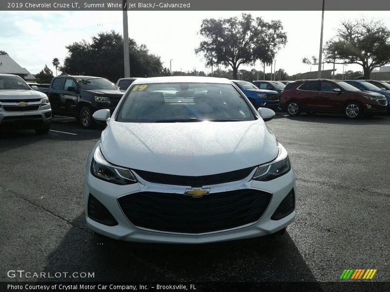 Summit White / Jet Black/­Galvanized 2019 Chevrolet Cruze LT