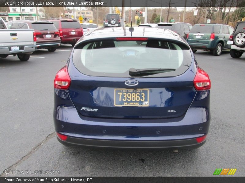 Kona Blue / Charcoal Black 2017 Ford Focus SEL Hatch
