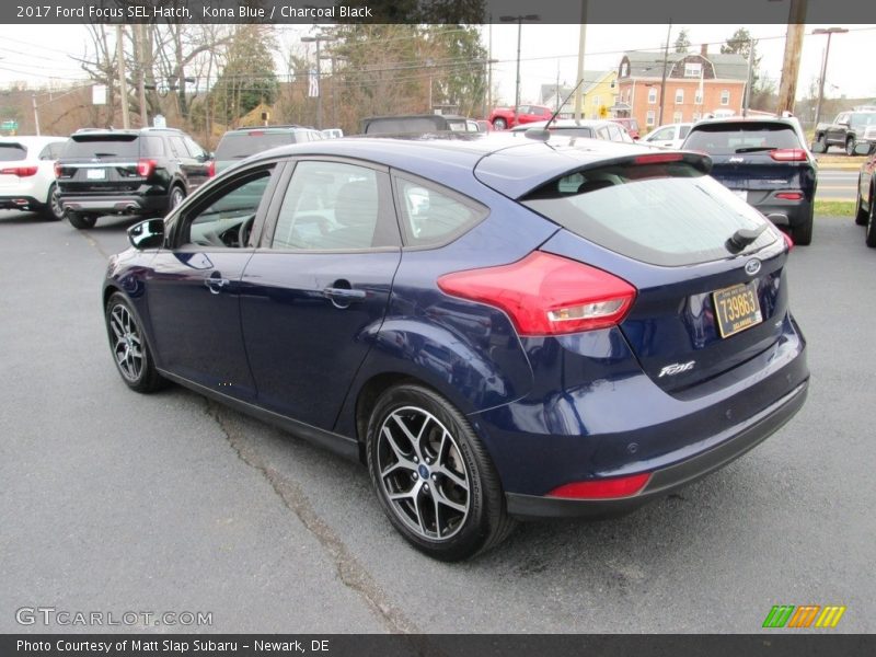 Kona Blue / Charcoal Black 2017 Ford Focus SEL Hatch