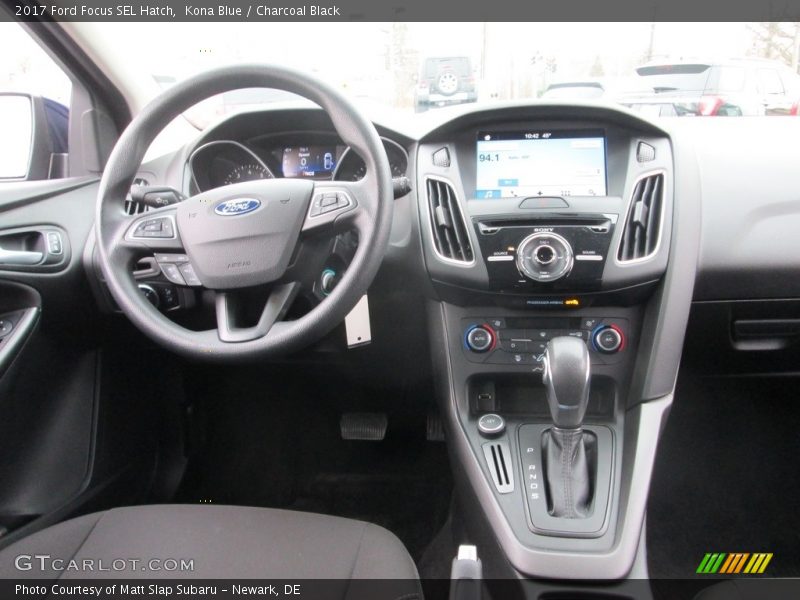 Kona Blue / Charcoal Black 2017 Ford Focus SEL Hatch