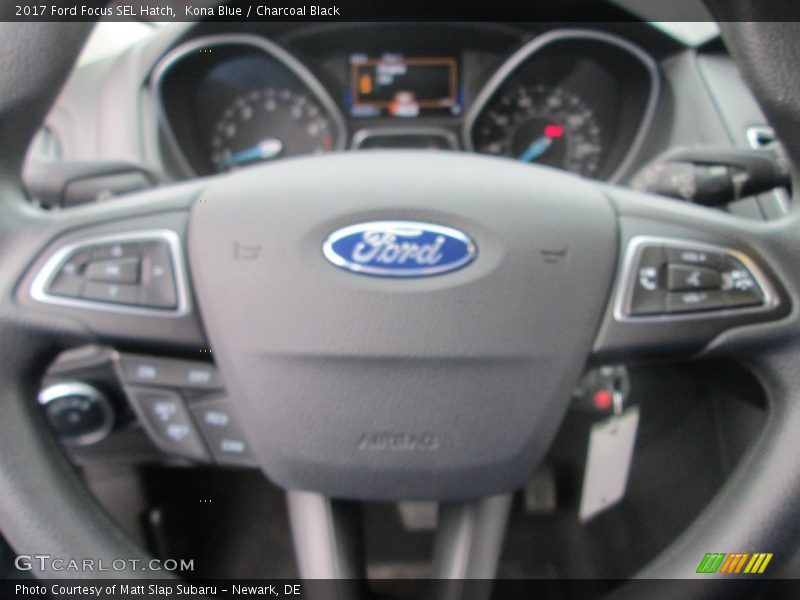 Kona Blue / Charcoal Black 2017 Ford Focus SEL Hatch