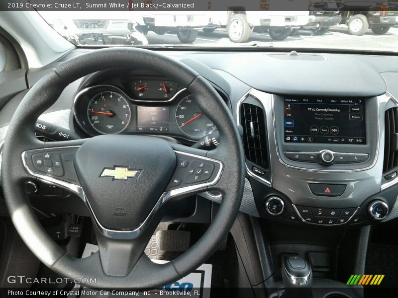 Summit White / Jet Black/­Galvanized 2019 Chevrolet Cruze LT
