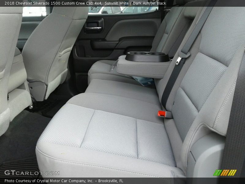 Summit White / Dark Ash/Jet Black 2018 Chevrolet Silverado 1500 Custom Crew Cab 4x4