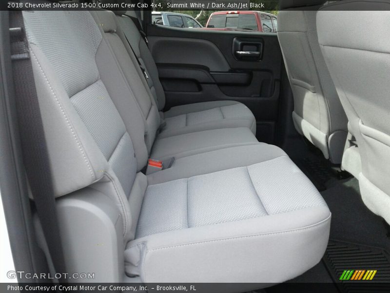 Summit White / Dark Ash/Jet Black 2018 Chevrolet Silverado 1500 Custom Crew Cab 4x4