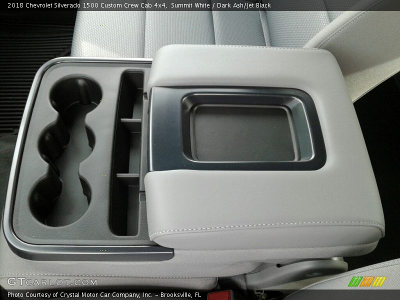 Summit White / Dark Ash/Jet Black 2018 Chevrolet Silverado 1500 Custom Crew Cab 4x4