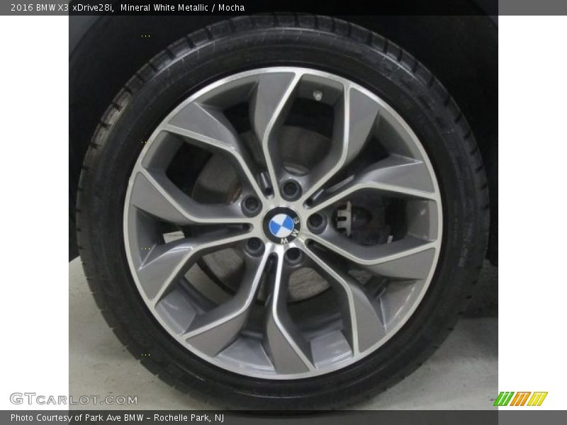 Mineral White Metallic / Mocha 2016 BMW X3 xDrive28i