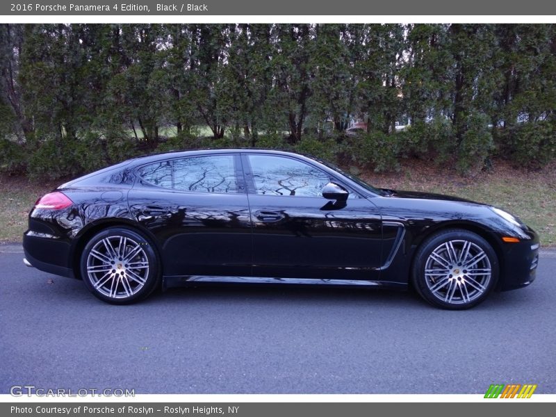 Black / Black 2016 Porsche Panamera 4 Edition