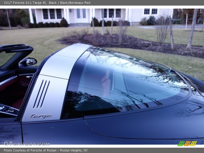 Black / Black/Bordeaux Red 2017 Porsche 911 Targa 4S