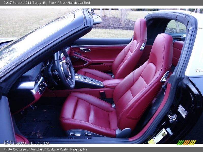 Front Seat of 2017 911 Targa 4S