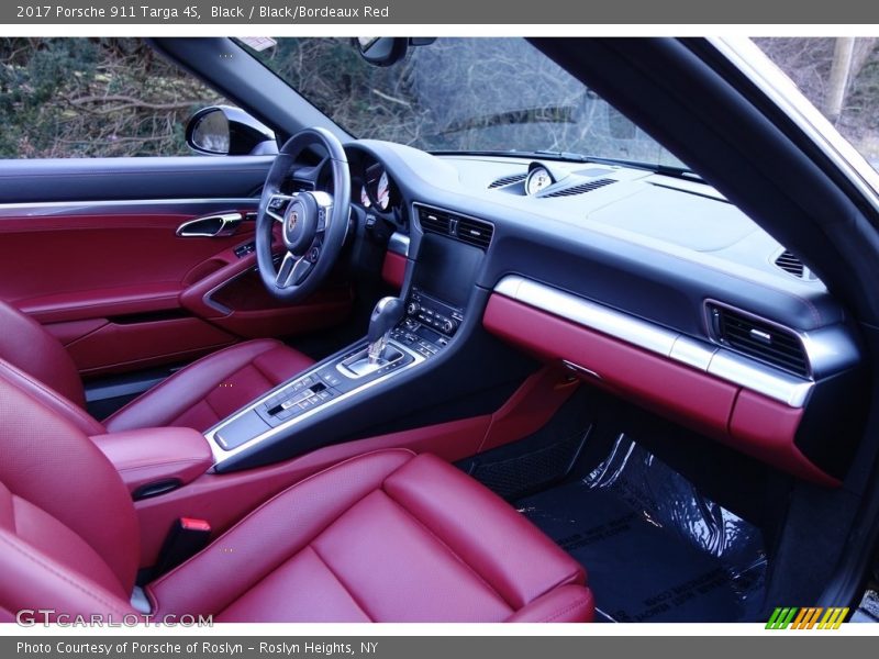 Black / Black/Bordeaux Red 2017 Porsche 911 Targa 4S