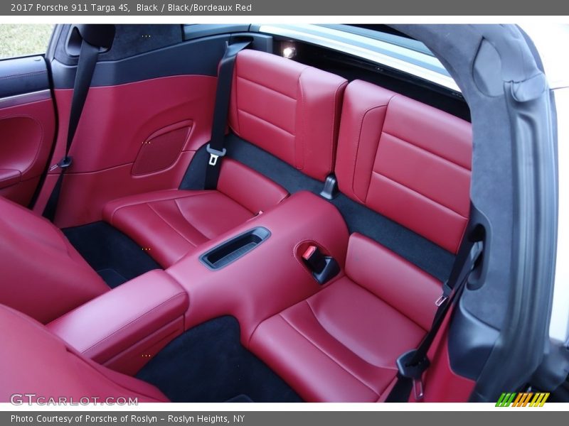 Rear Seat of 2017 911 Targa 4S