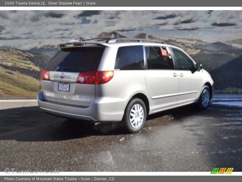 Silver Shadow Pearl / Stone 2009 Toyota Sienna LE