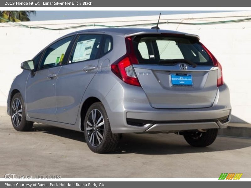 Lunar Silver Metallic / Black 2019 Honda Fit EX