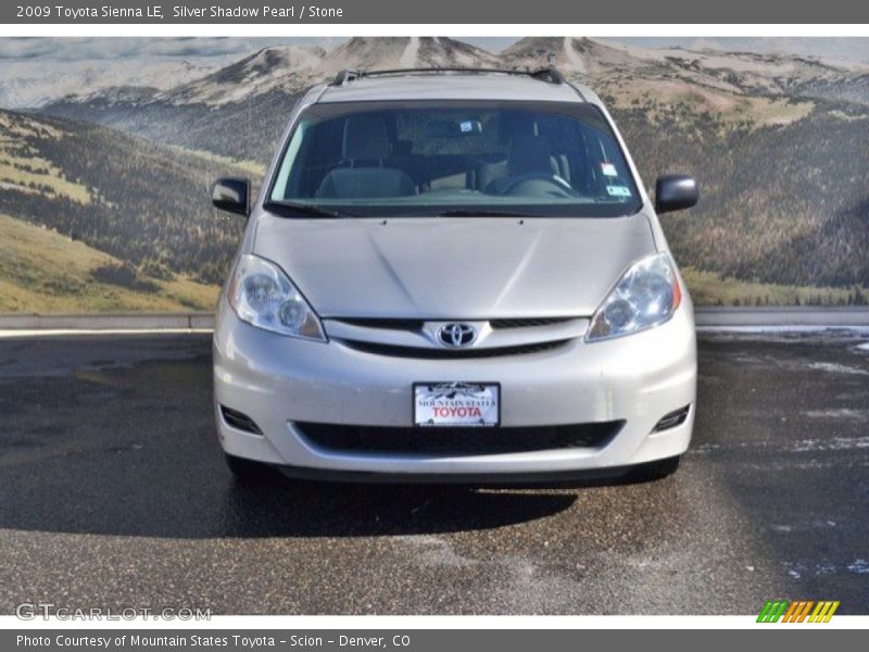 Silver Shadow Pearl / Stone 2009 Toyota Sienna LE