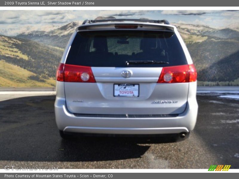 Silver Shadow Pearl / Stone 2009 Toyota Sienna LE