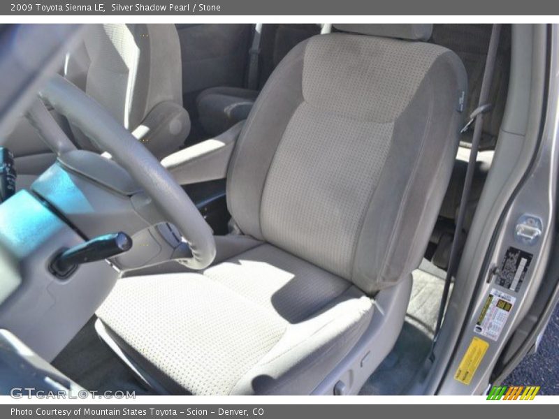 Silver Shadow Pearl / Stone 2009 Toyota Sienna LE