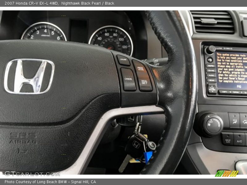 Nighthawk Black Pearl / Black 2007 Honda CR-V EX-L 4WD