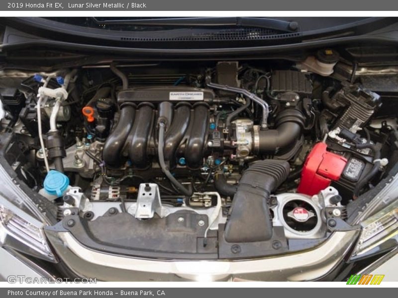Lunar Silver Metallic / Black 2019 Honda Fit EX