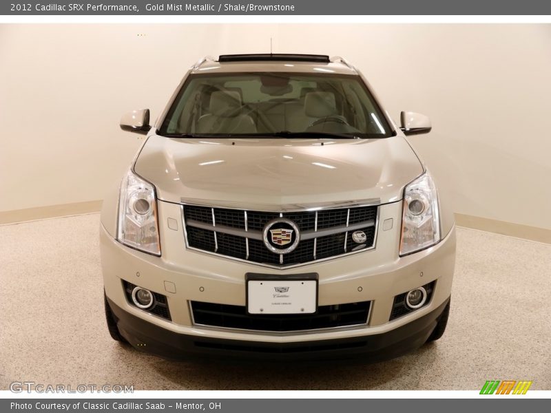 Gold Mist Metallic / Shale/Brownstone 2012 Cadillac SRX Performance